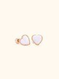  14K Cabochon heart piercing 