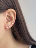  14K Blue fish piercing 