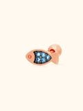  14K Blue fish piercing 