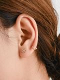  14K Thin huggie Piercing 