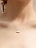  14K Triple pearl necklace 