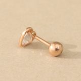  14K Heart cubic piercing 