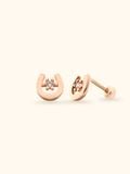  14K Lucky U piercing 