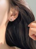  14K Lucky violet clover piercing 