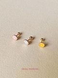  14K Smile face piercing (4 colors) 