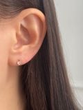  14k Color cubic heart piercing 