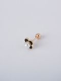  14K Pearl flower piercing 