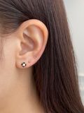  14K Pearl flower piercing 
