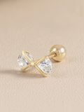  14K Cubic bow tie piercing 