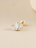  14K Cubic Lotus piercing 