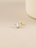  14K Cubic Lotus piercing 
