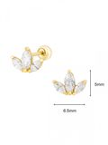  14K Cubic Lotus piercing 