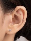  14K Cubic Lotus piercing 