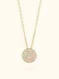  14K Stay crystal pendant 