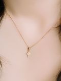  14K dainty Cross pendant 
