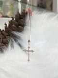  14K Shining Cross pendant 