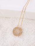  14K Love message pendant 