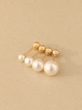  14K Simple pearl piercing 