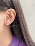  14K pearl C type piercing 