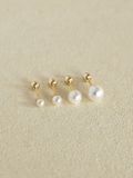  14K Simple pearl piercing 