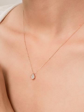  14K Mermaid's tear pendant 