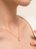  14K Stay crystal pendant 