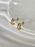  14K Duo huggie piercing 