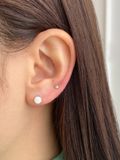  14K Opal ball piercing (8 colors) 