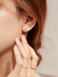  14K Pine Tree Earrings 