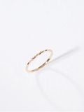  14K Slim Twist Ring 