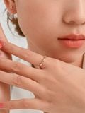  14K Dainty Knot ring 