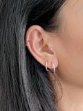  S925 Clover one touch earrings 