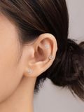  14K Square cubic piercing 