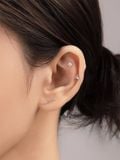  14K Trillium flower piercing 
