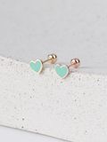  14K Color Heart piercing 