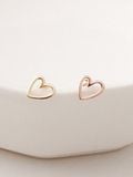  14K Vintage heart piercing 