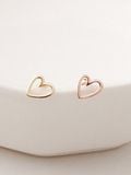  14K Vintage heart piercing 