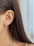  14K Bling butterfly piercing 