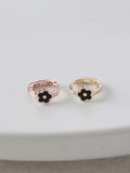 14K Petite Daisy one-touch ring earring 