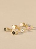  14K Petite Daisy one-touch ring earring 