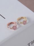  14K Petite Daisy one-touch ring earring 