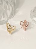  14K Baby ribbon earrings 