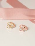  14K Baby ribbon earrings 