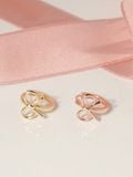  14K Baby ribbon earrings 