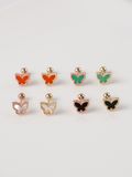  14K Color butterfly piercing 