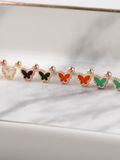  14K Color butterfly piercing 
