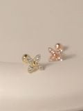  14K Bling flower piercing 