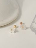  14K White cherry blossom piercing 