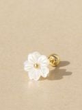  14K White cherry blossom piercing 