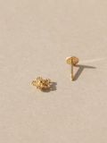  14K Flower labret piercing 